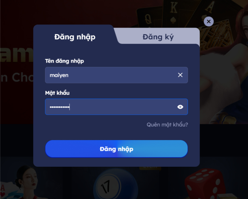 Đăng Nhập Tài Khoản 2 Đăng nhập Blue88